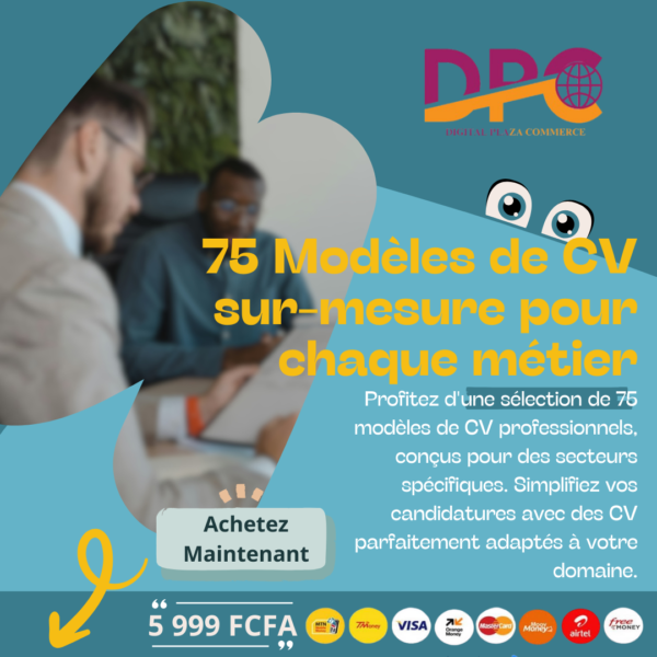 75 Modèles CV Métier - Collection Complète pour Tous les Secteurs