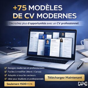 75 Modèles CV + Bonus : Plus de 5 Lettres de Motivation Professionnelles