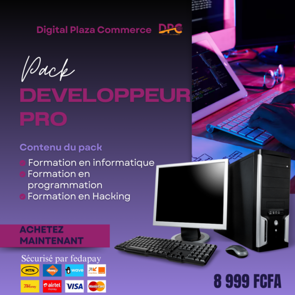 Pack Développeur Pro : Informatique, Hacking et Programmation