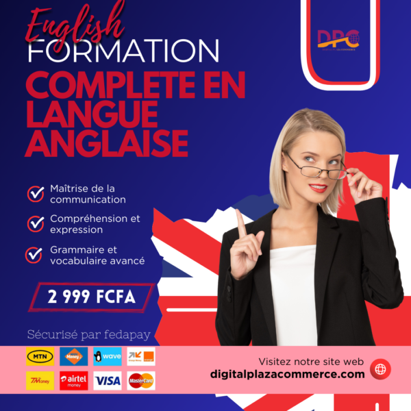 Formation complète en langue anglaise – De débutant à expert