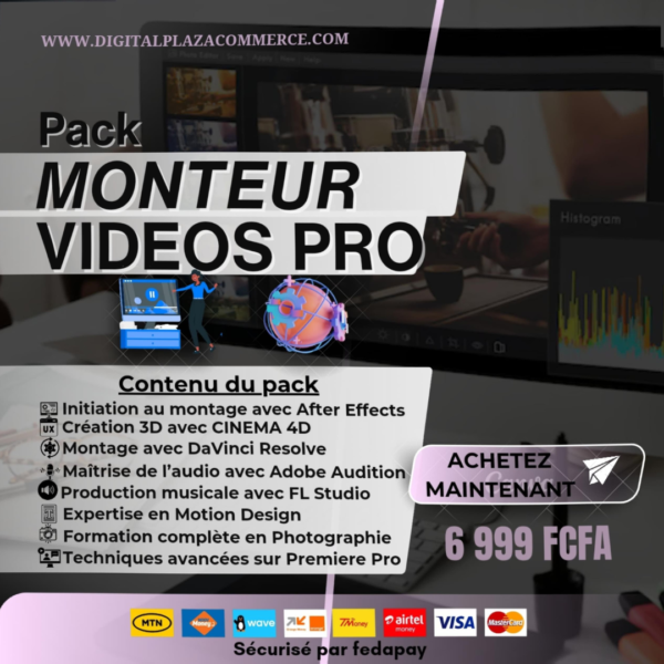 Pack Monteur Vidéos Pro