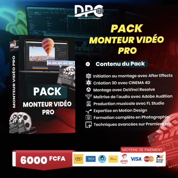 Pack Monteur Vidéos Pro