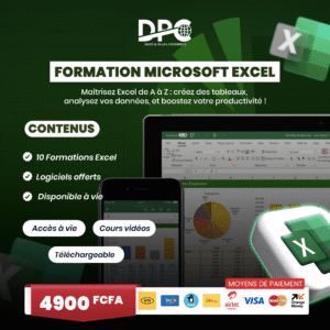 Pack Formation Microsoft Excel – De Débutant à Expert