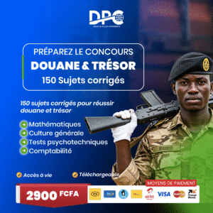 Pack 150 Sujets Corrigés – Concours Douane & Trésor