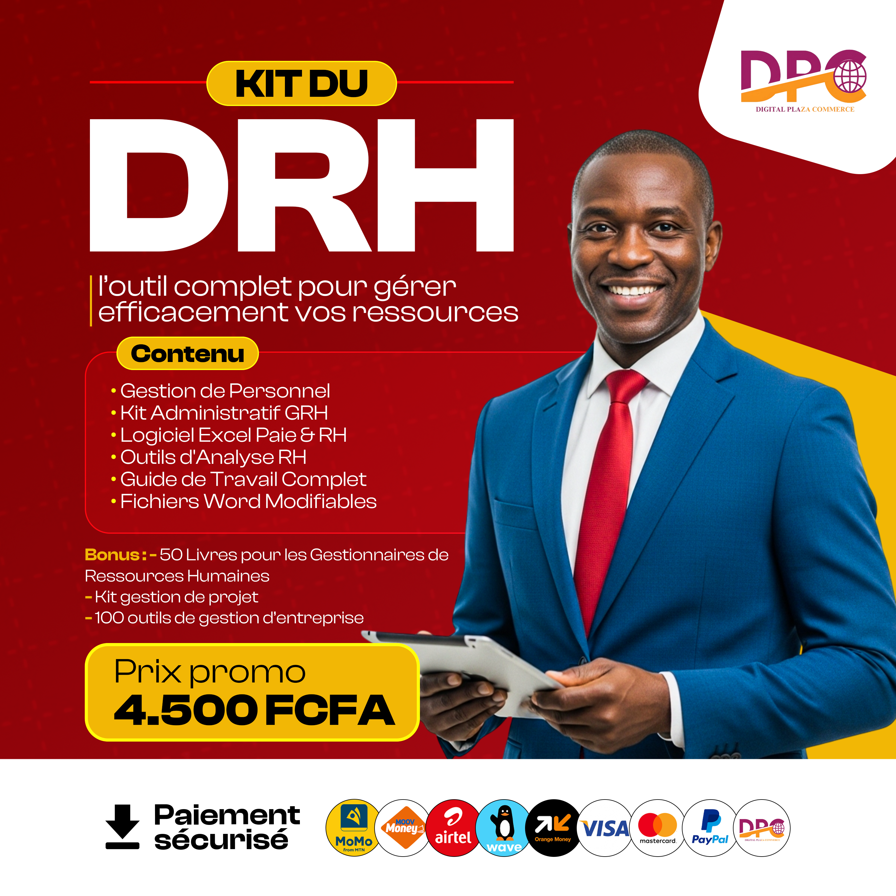 Kit Complet du DRH – Gestion des Ressources Humaines
