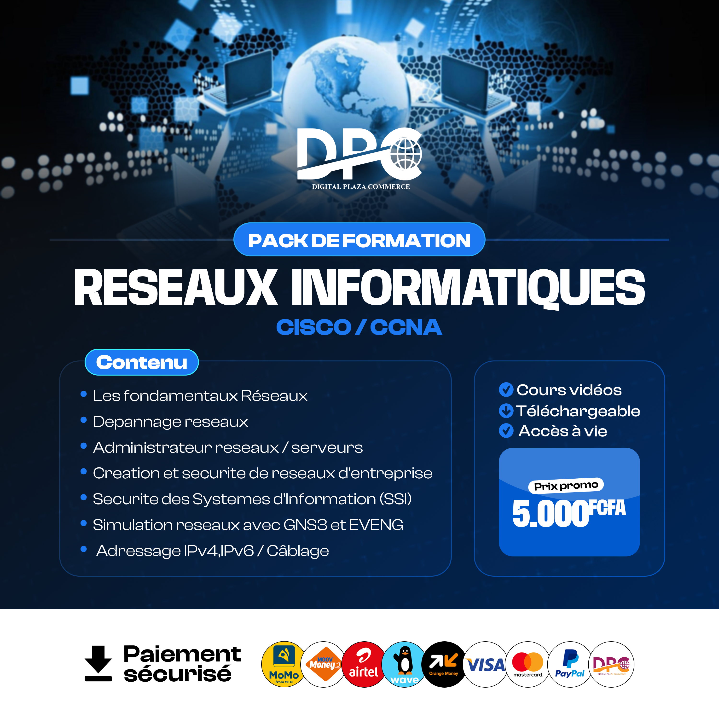 Pack de Formation Réseaux Informatiques – CISCO / CCNA
