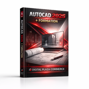 AutoCAD 2025 - Logiciel de Modélisation 2D et 3D Professionnelle accès à vie