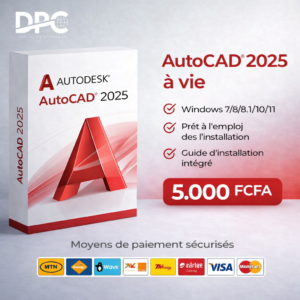 AutoCAD 2025 - Logiciel de Modélisation 2D et 3D Professionnelle accès à vie