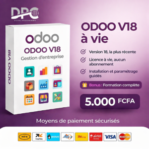 Odoo V18 Pro Pack — Licence à vie + Formation complète