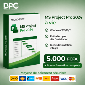 MS Project Pro 2024 – Licence à vie