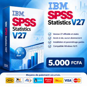 IBM SPSS Statistics v27 – Licence à vie
